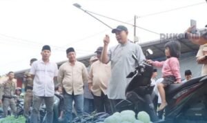 Sidak Pasar, Wako Rachmat Hidayat Gratiskan Satu Bulan Retribusi Pedagang