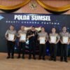 Ungkap 220 Kg Ganja hingga Etomidate, 55 Personel Polda Sumsel Raih Penghargaan Bea Cukai