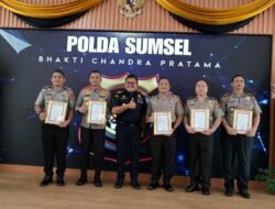 Ungkap 220 Kg Ganja hingga Etomidate, 55 Personel Polda Sumsel Raih Penghargaan Bea Cukai
